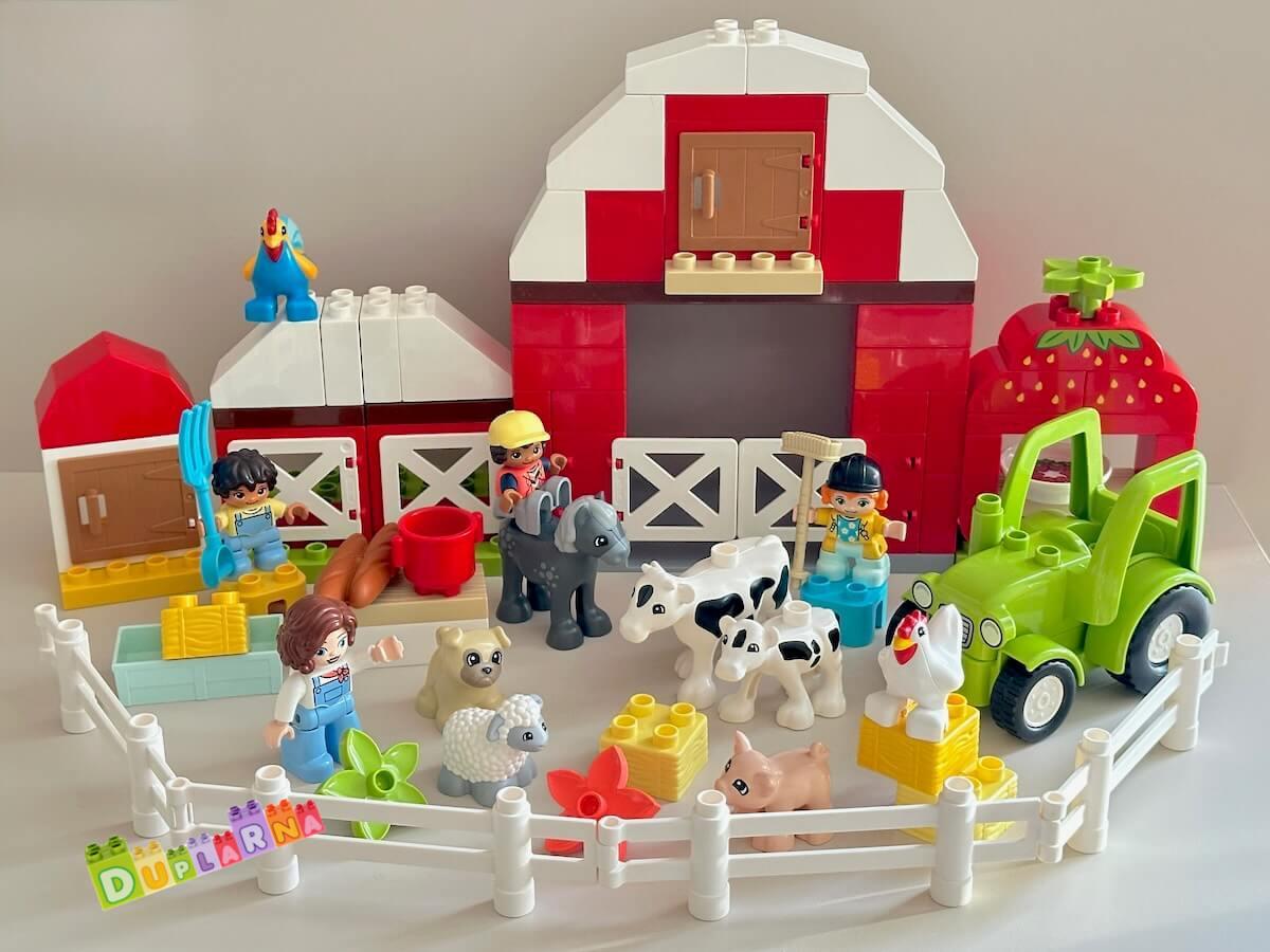Lego Duplo 10952 - Stodola / Farma - traktor a zvířátka z farmy