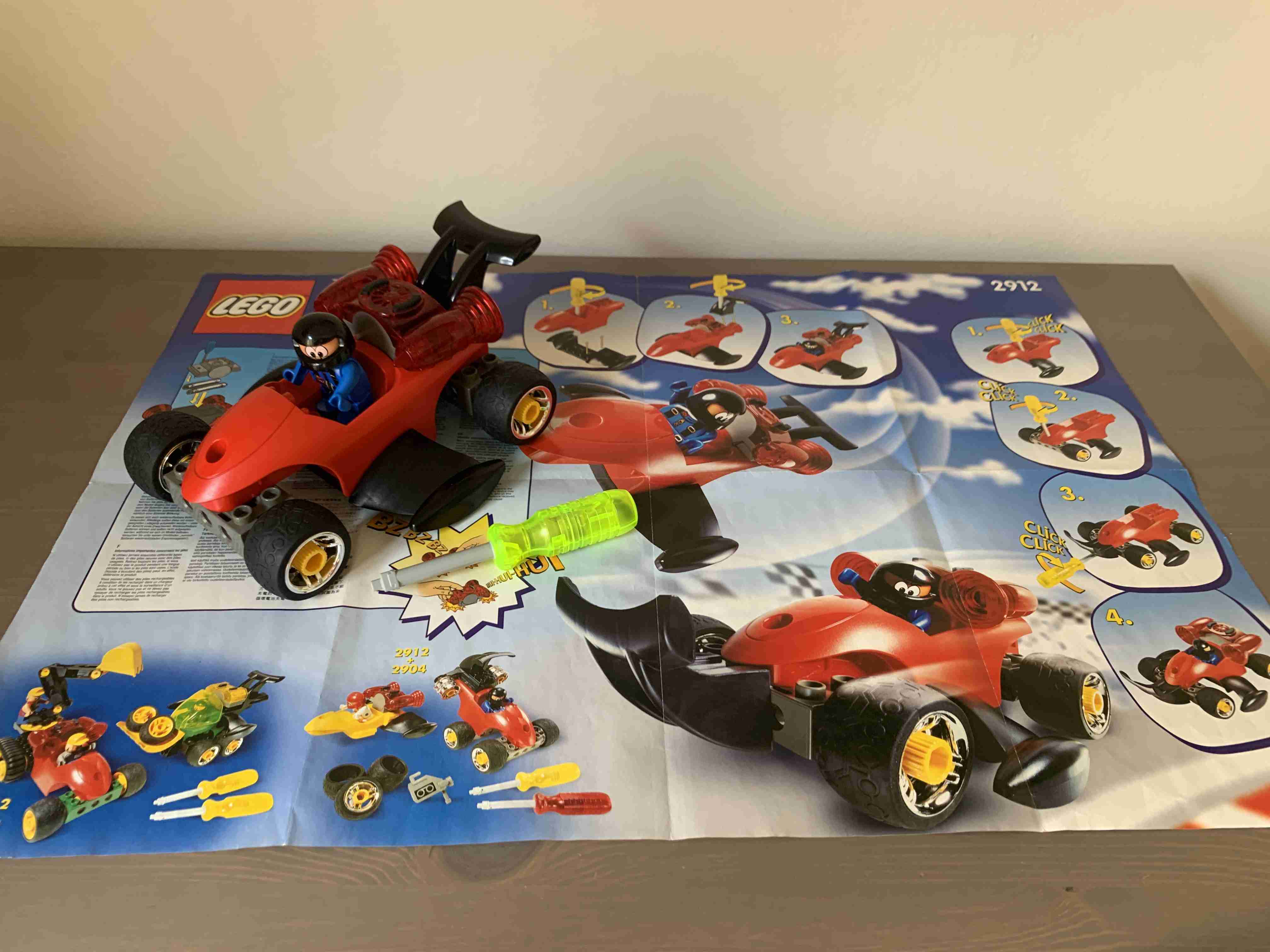 Lego Duplo 2912 - TOOLO - Šroubovací formule - auto se zvuky
