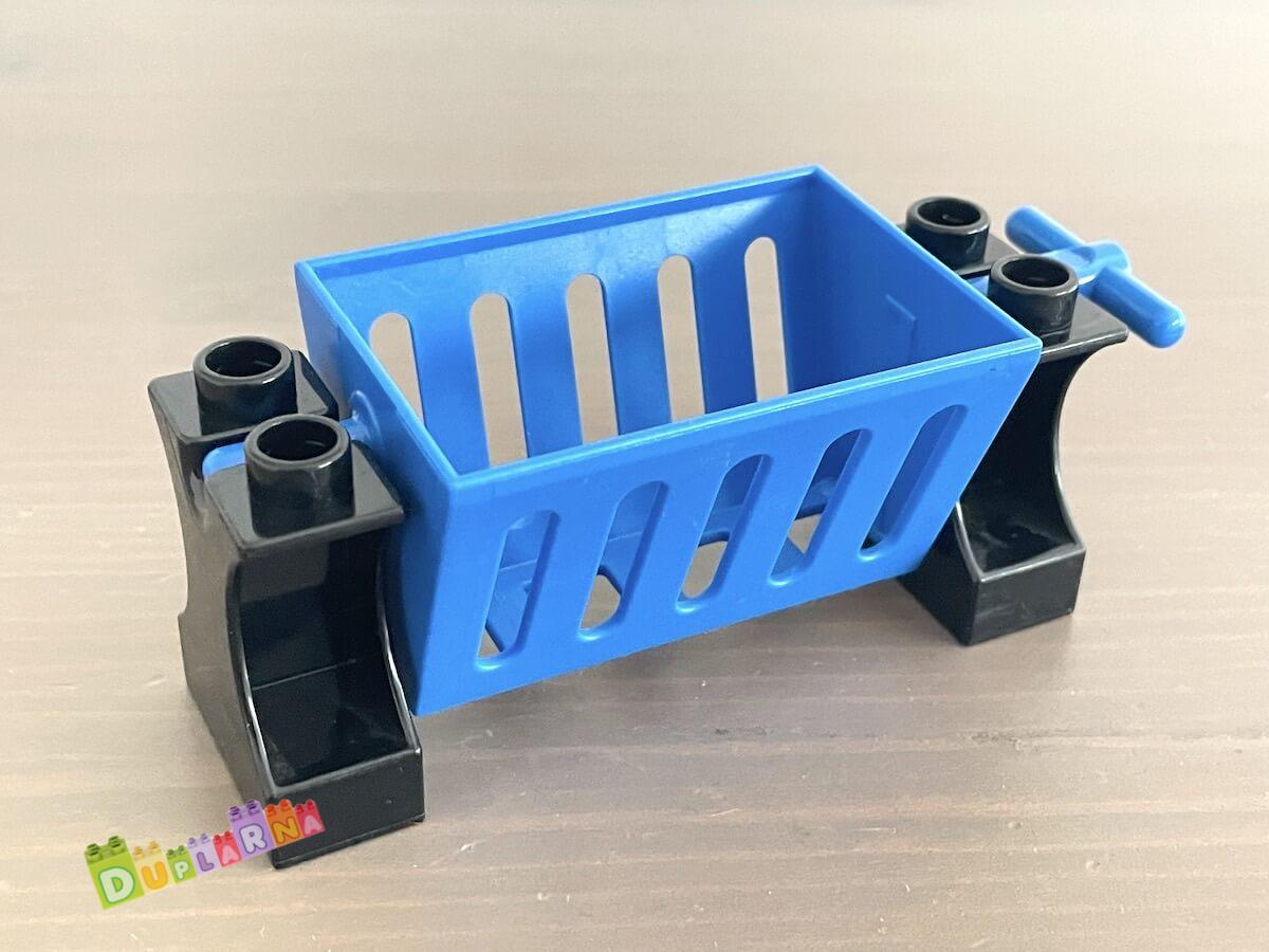 Lego Duplo Kostka podpěra černá