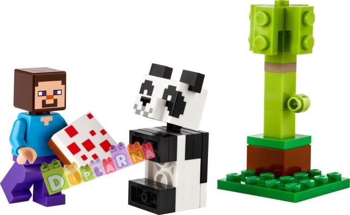 Lego Minecraft 30672 - Steve a pandí mládě