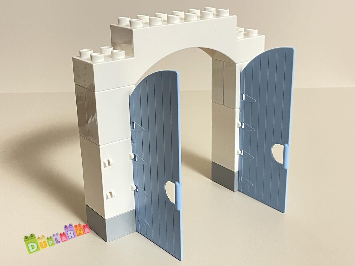 Lego Duplo Brána bílá s vraty