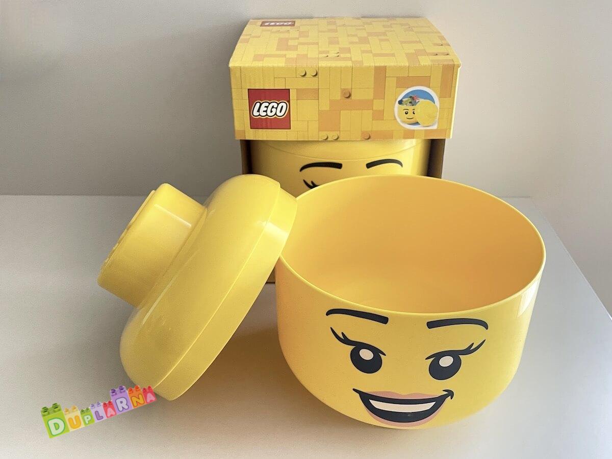 Lego BOX hlava žlutá