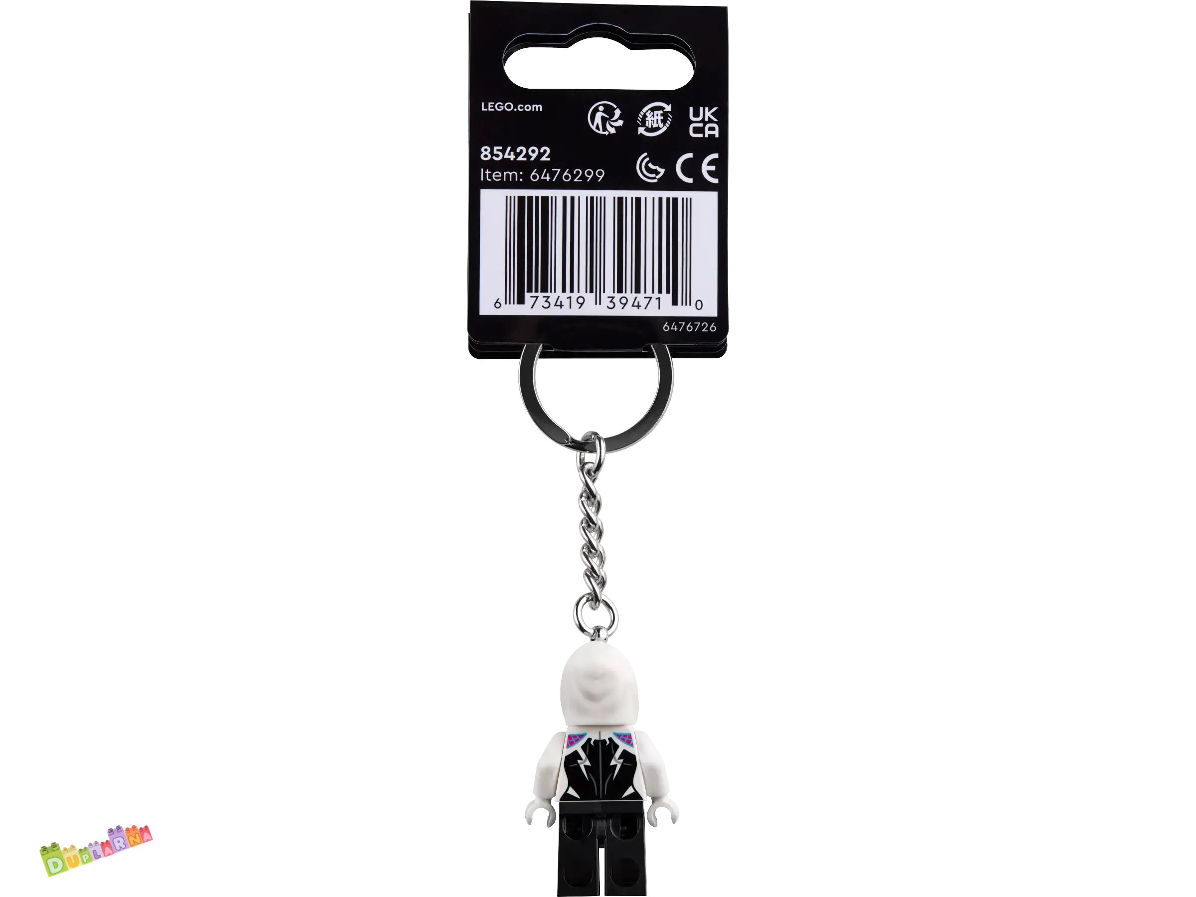 Lego Marvel 854292 klíčenka - Přívěsek na klíče - Ghost-Spider