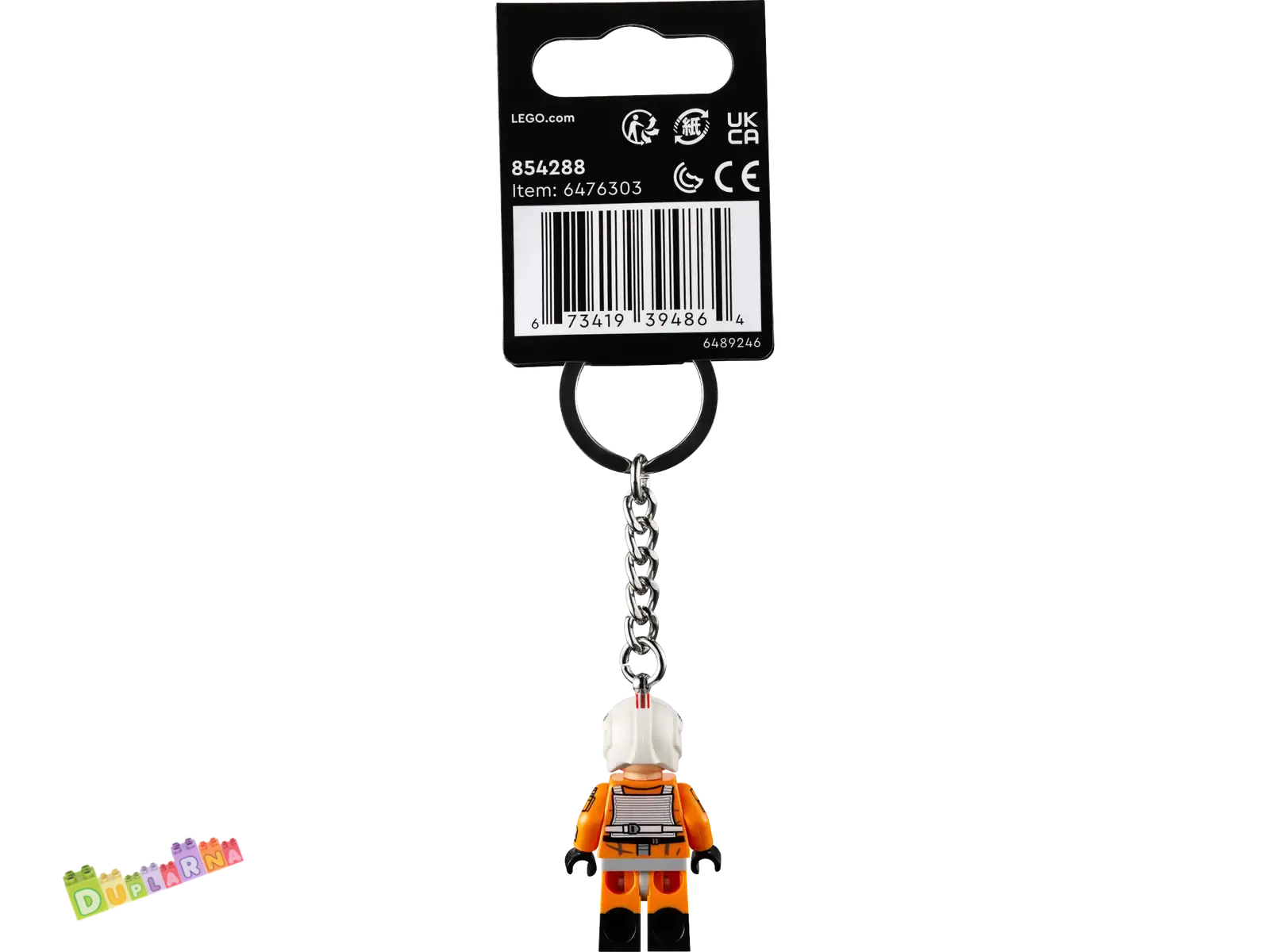 Lego Star Wars 854288 klíčenka - Přívěsek na klíče - Pilot Luke Skywalker