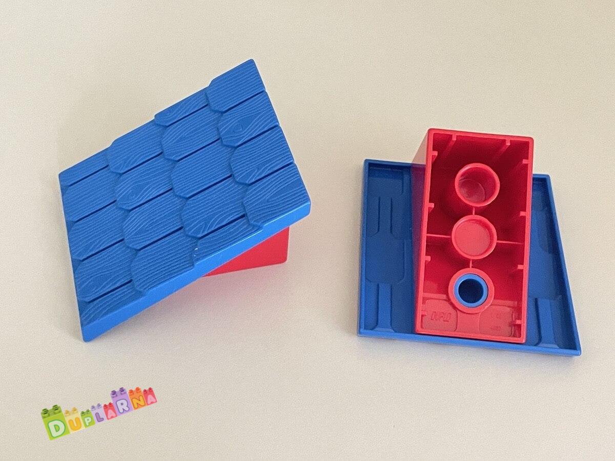 Lego Duplo - Střecha modrá - červená