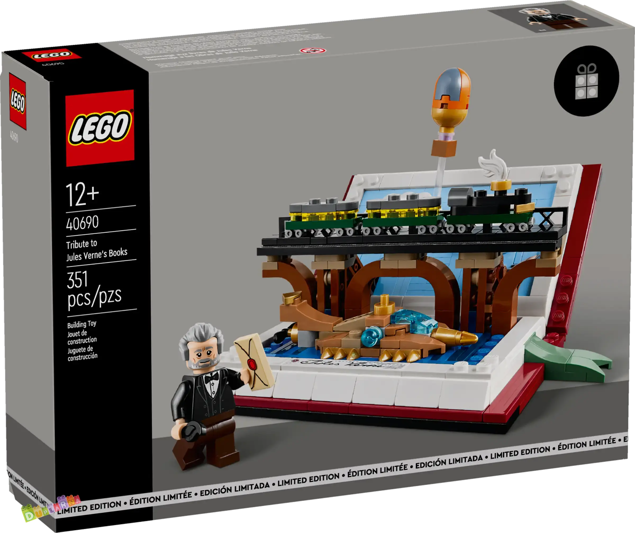 Lego VIP 40690 - Pocta knihám Julese Vernea