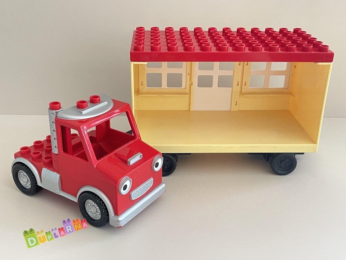 Lego duplo - Bořek Stavitel - Packer a pojízdný karavan