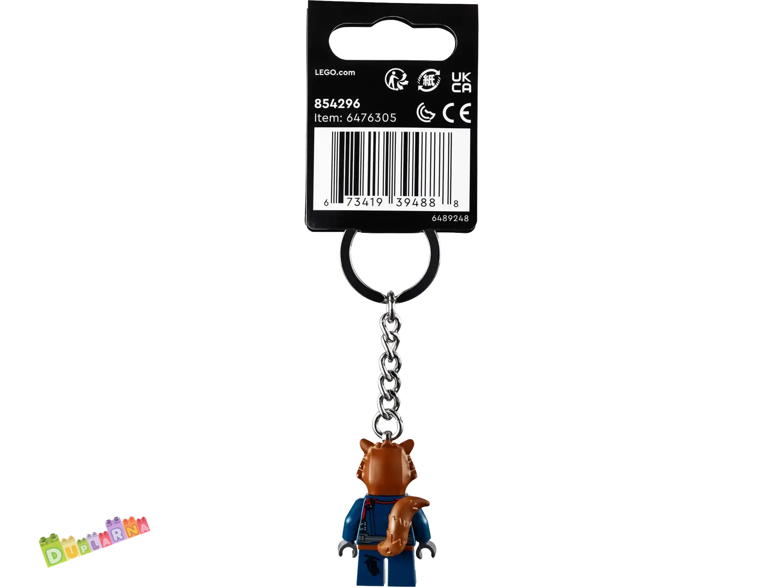 Lego Marvel 854296 klíčenka - Přívěsek na klíče - Rocket Raccoon
