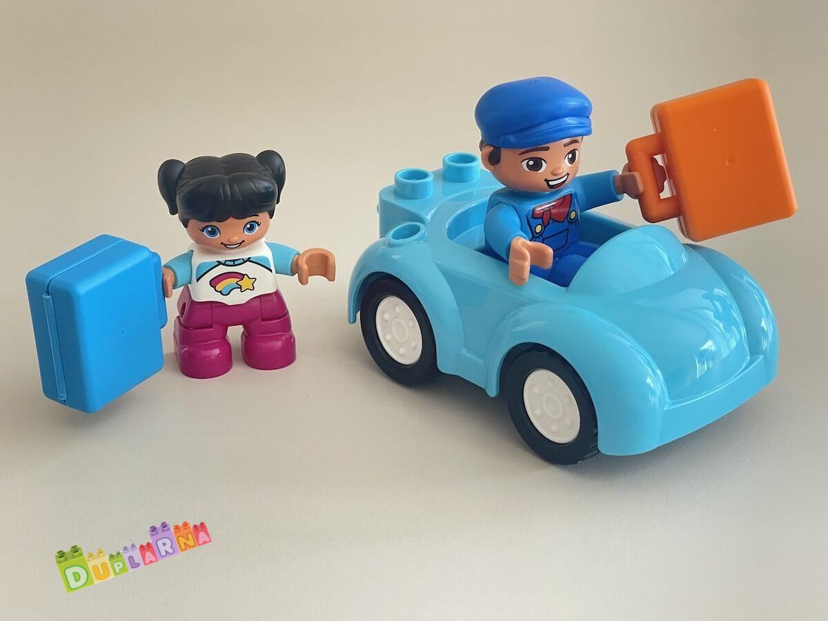 Lego Duplo - Autíčko + tatínek s holčičkou