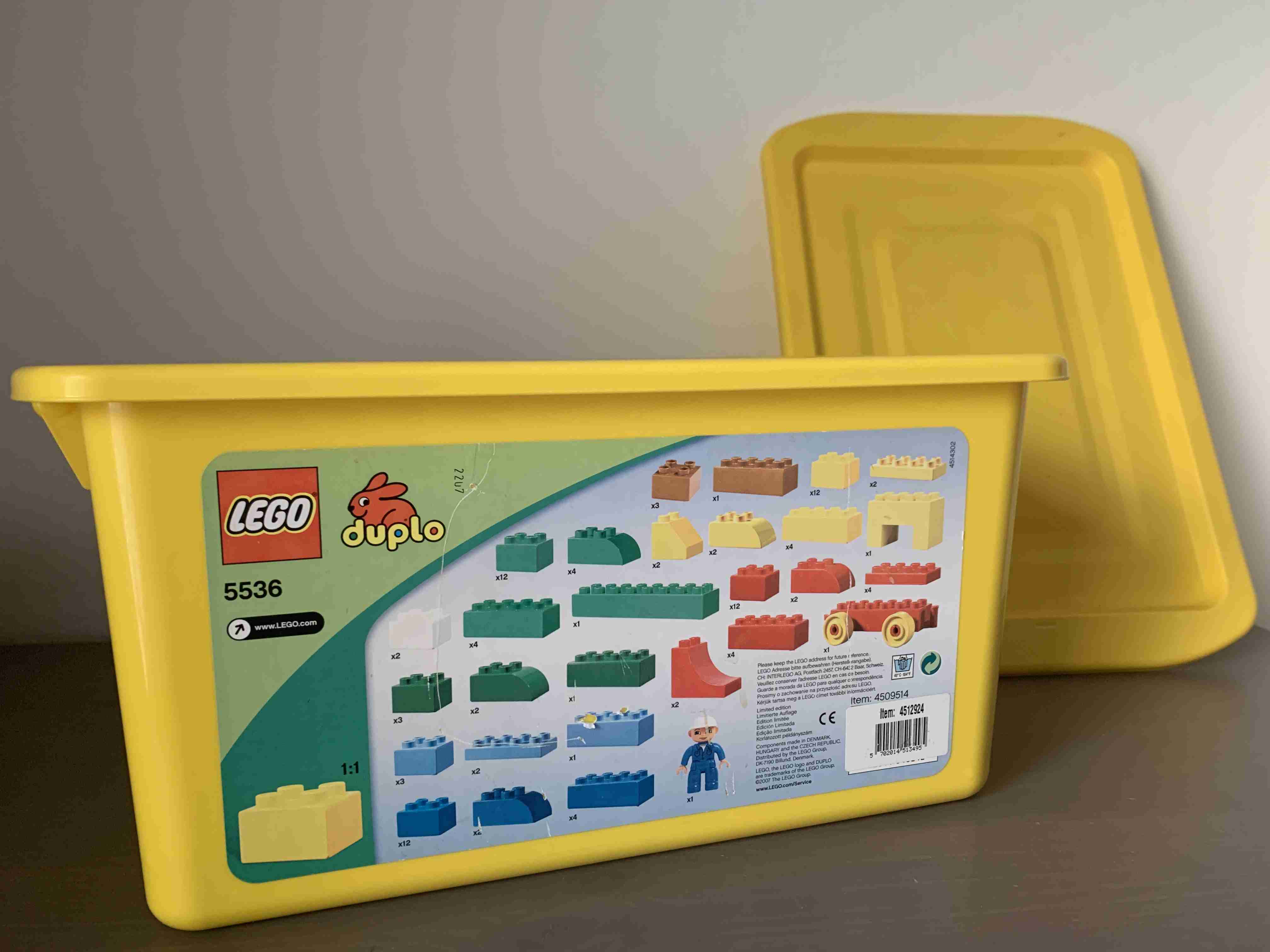 Lego Duplo 5536 - set kostek s boxem - 106ks - Limited edition