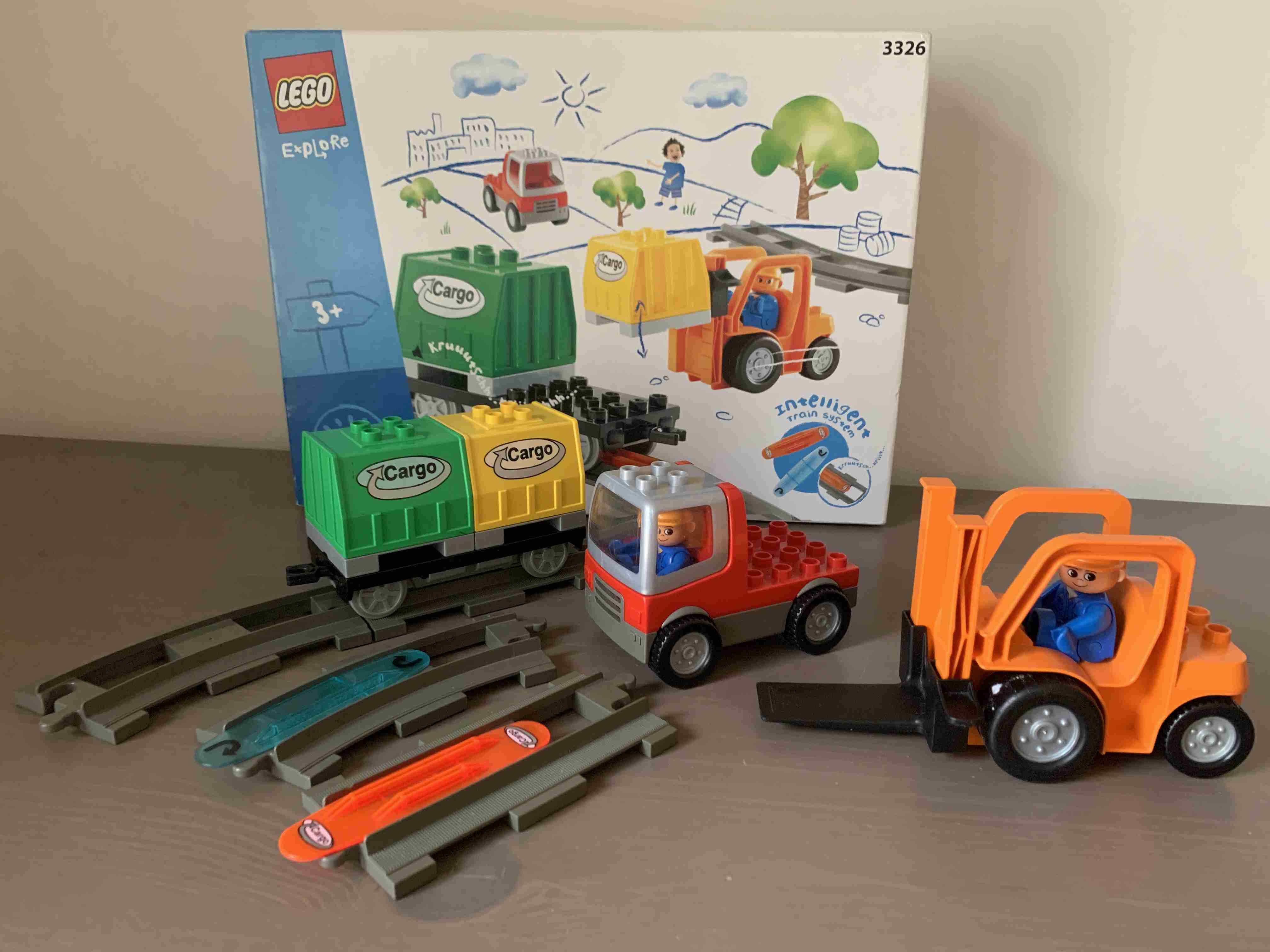 Lego Duplo - 3326 Intelli cargo set - nákladní vagon k vlaku Intelli