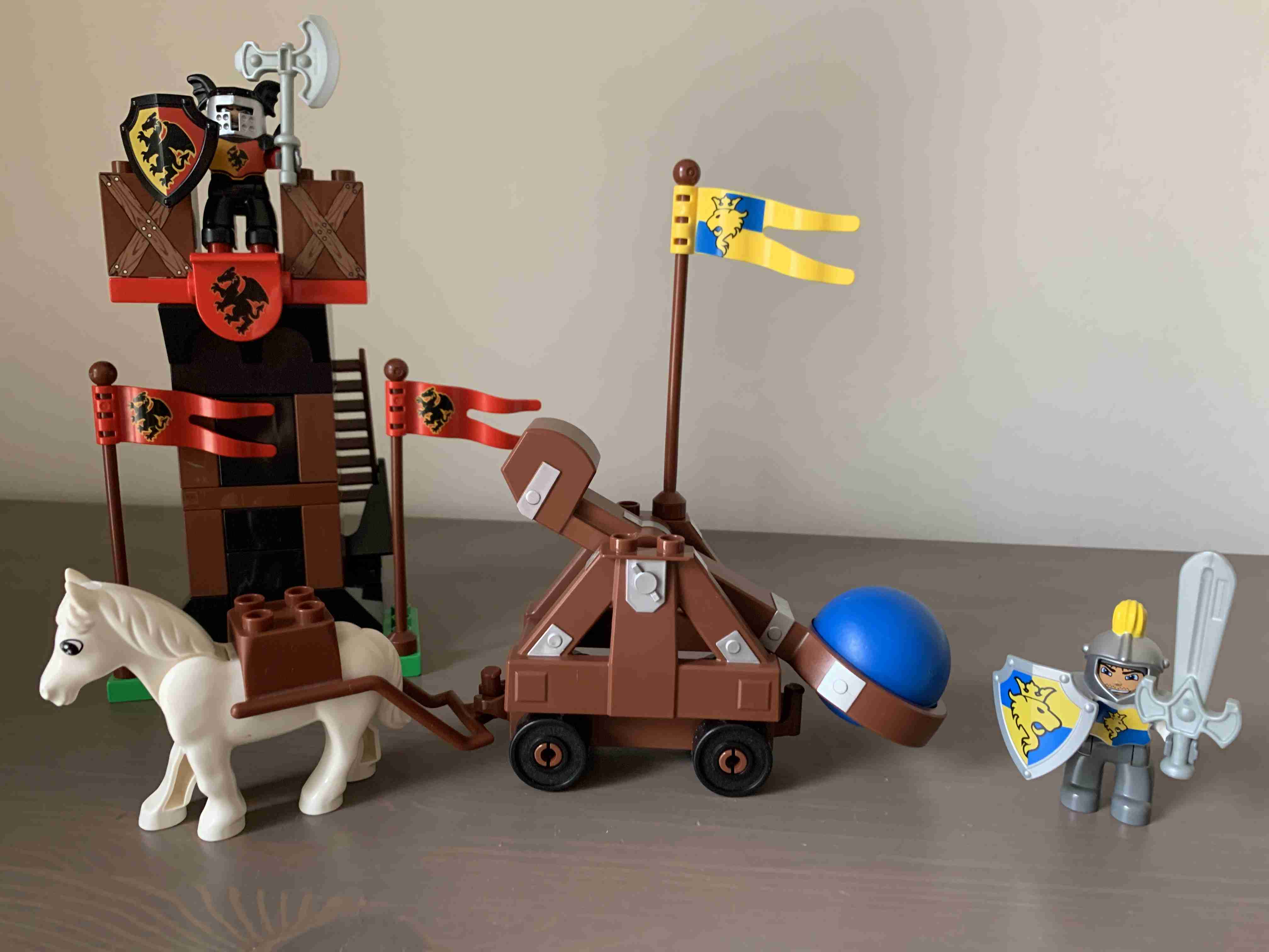 Lego Duplo 4863 - Strážní věž a katapult - Hrad - Rytíři