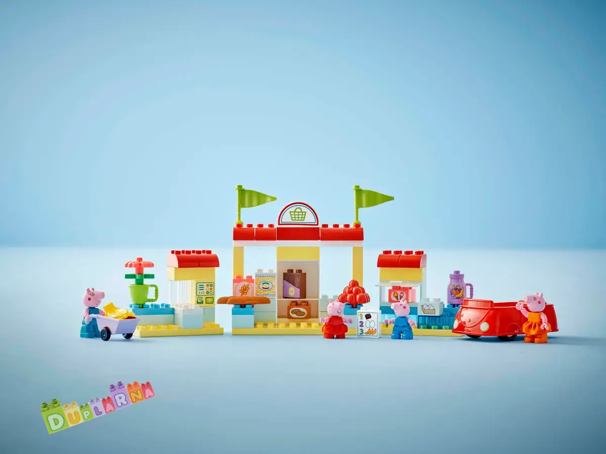 Lego Duplo 10434 - Prasátko Peppa a supermarket