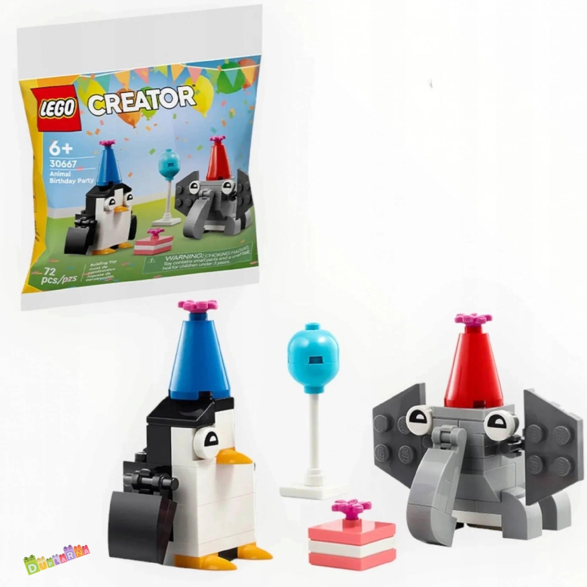 Lego Creator 30667 - Narozeninová oslava se zvířátky