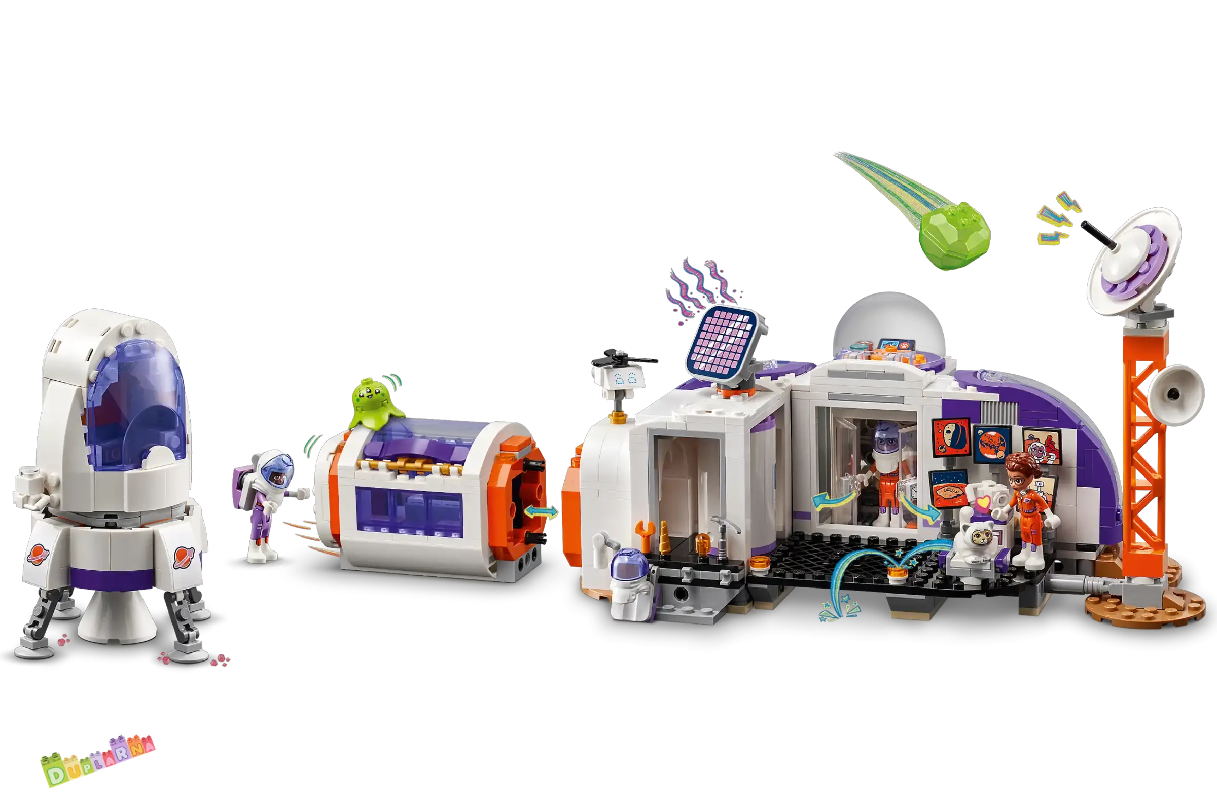 Lego Friends 42605 - Základna na Marsu a raketa