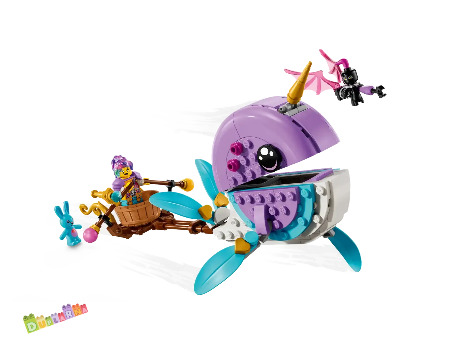 Lego DREAMZzz 71472 - Izzie a její horkovzdušný balón ​ve tvaru narvala