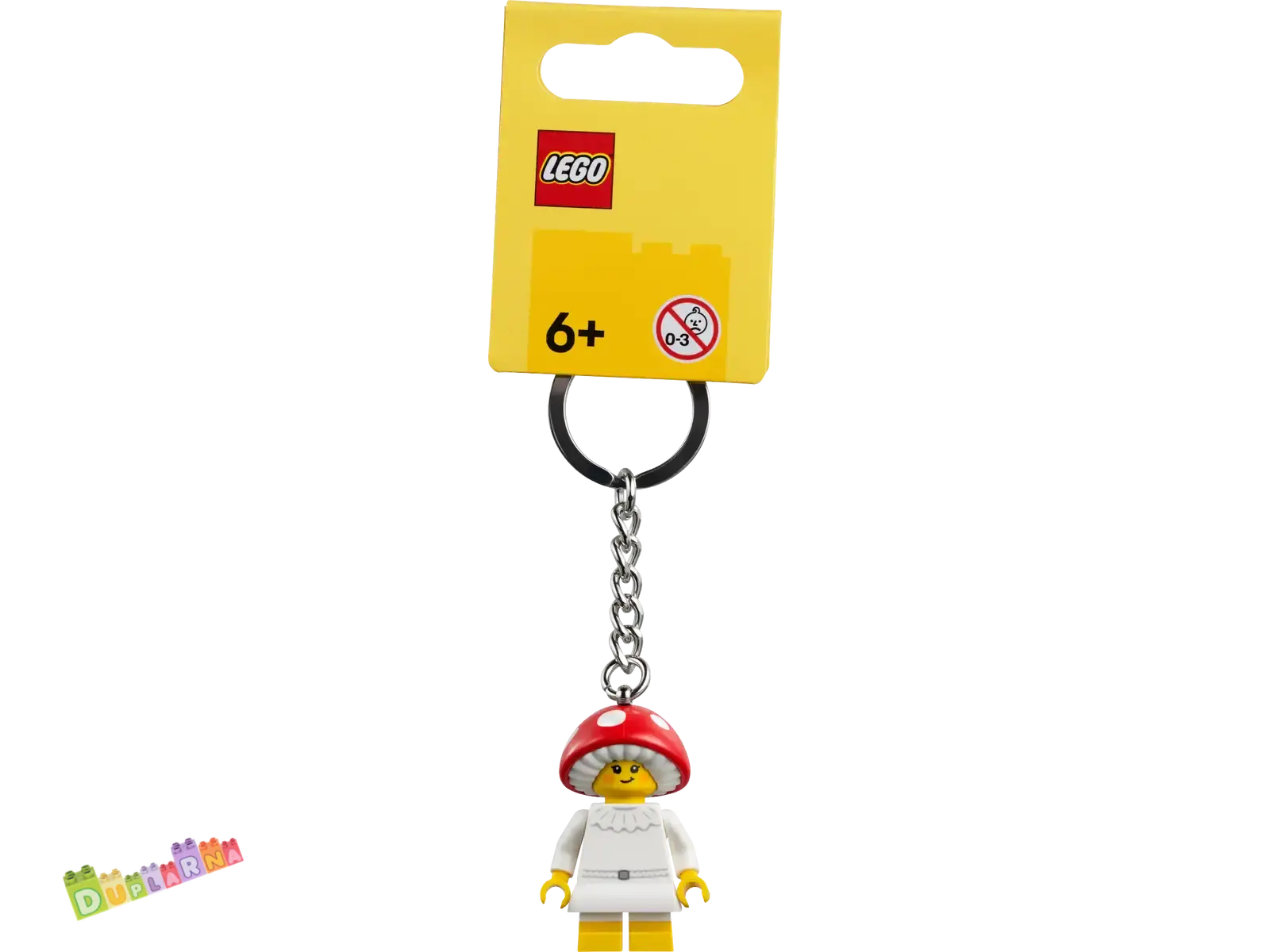 Lego 854306 klíčenka - Přívěsek na klíče – Dívka v kostýmu houby