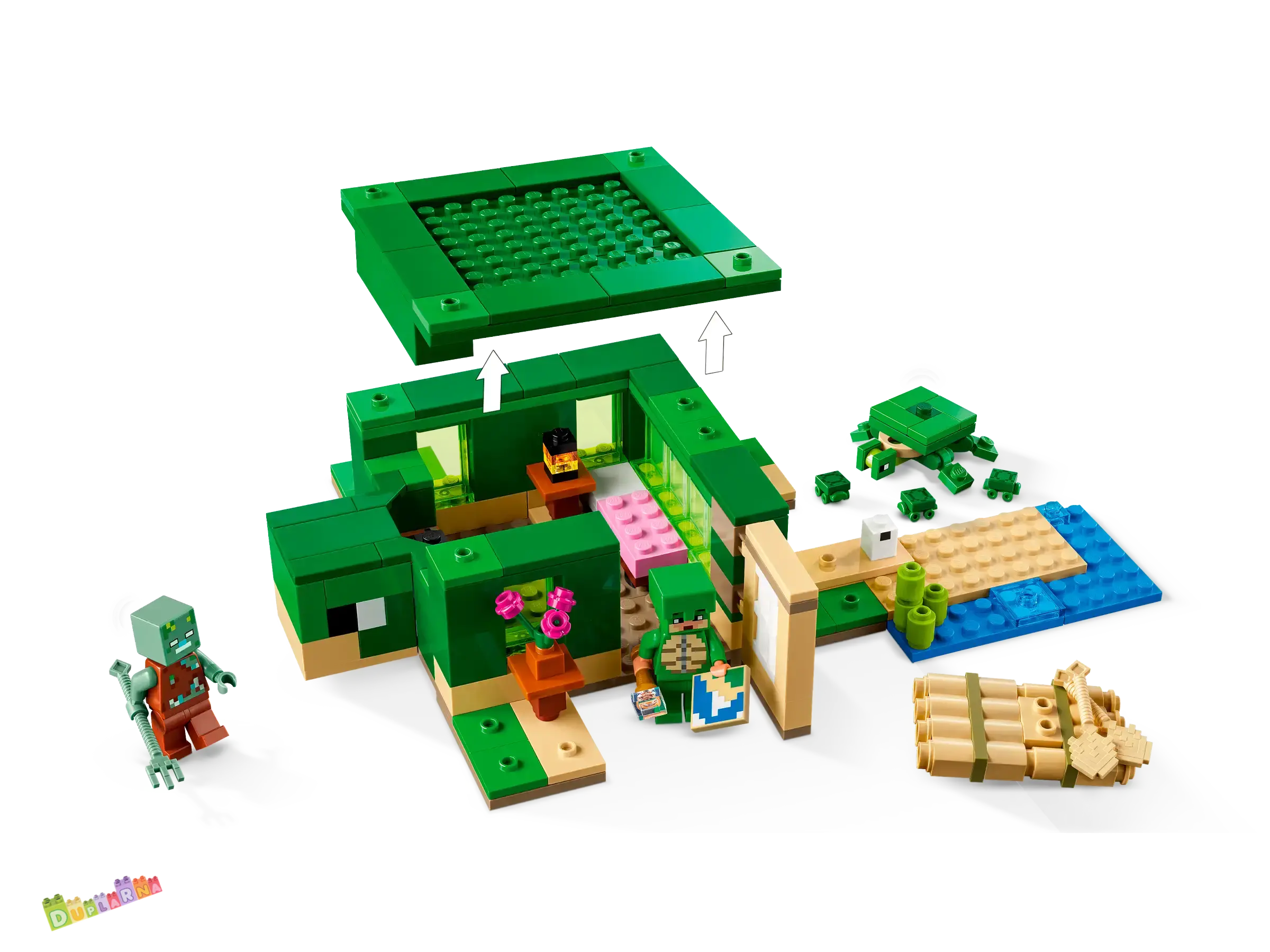 Lego Minecraft 21254 - Želví domek na pláži