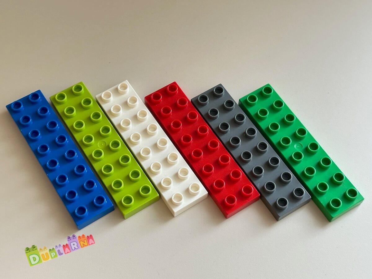Lego Duplo - desky / kostky 2x8