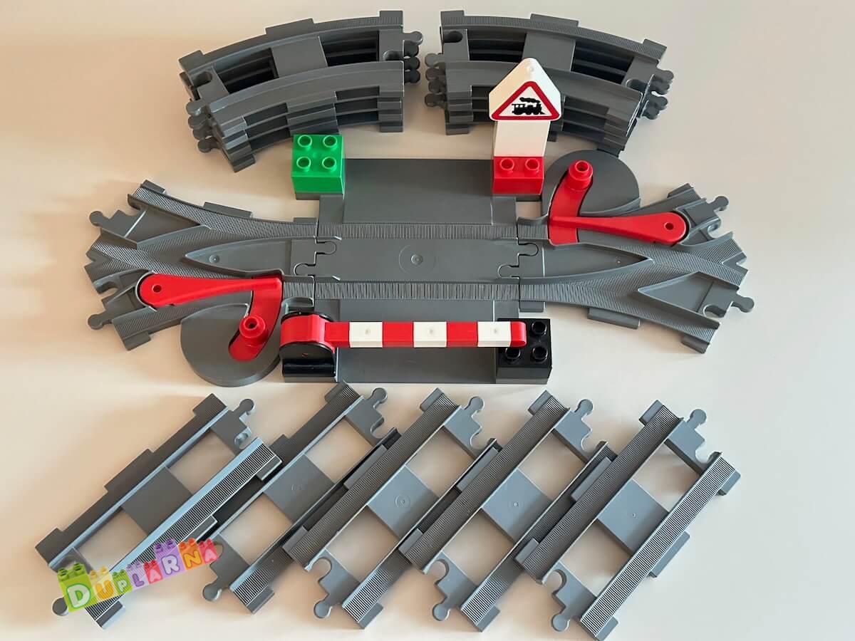 Lego Duplo 10506 - Rozšíření / Koleje výhybky a přejezd pro vlak
