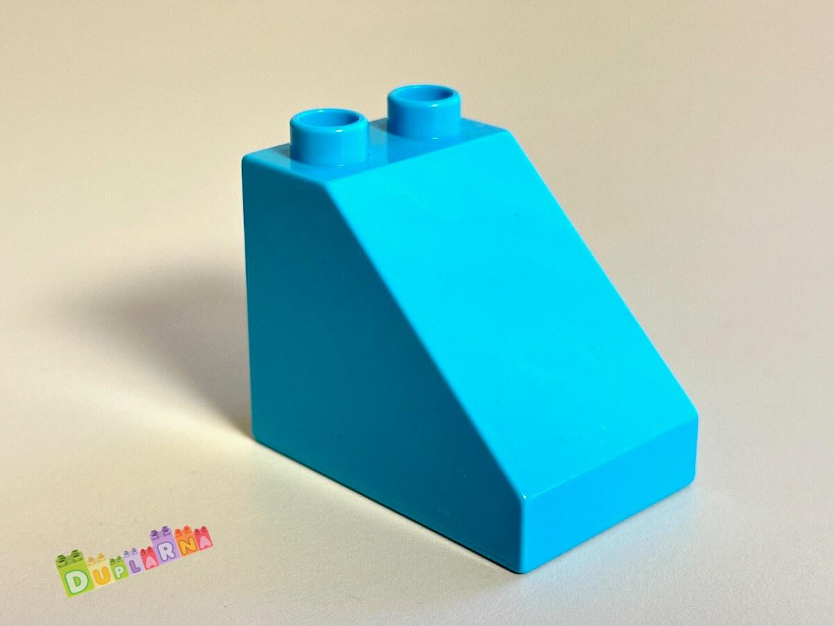 Lego Duplo - Zkosená / Střecha tyrkysová