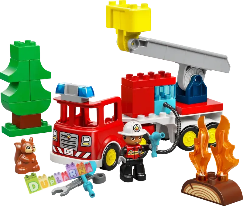 Lego Duplo 10473 - Hasičské auto s hadicí a hasičem
