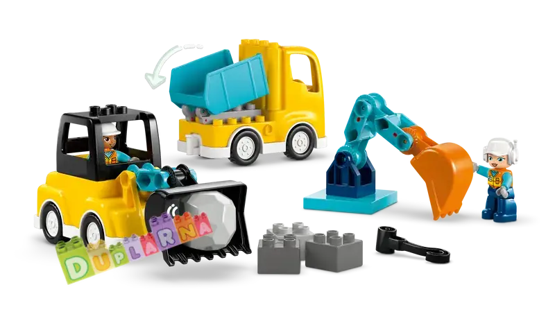 Lego Duplo 10475 - Vozidla na stavbě 3 v 1