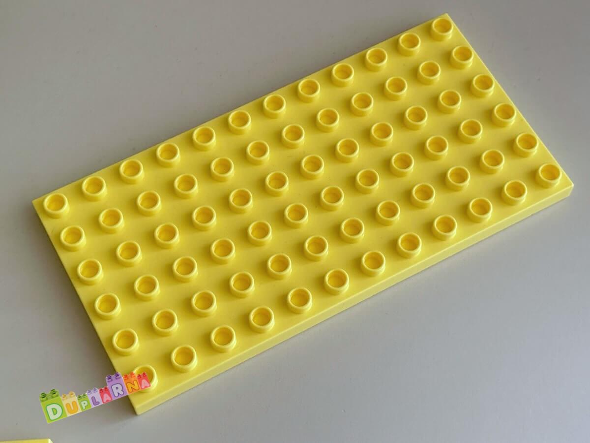 Lego Duplo deska / podložka 6x12 světle žlutá nová