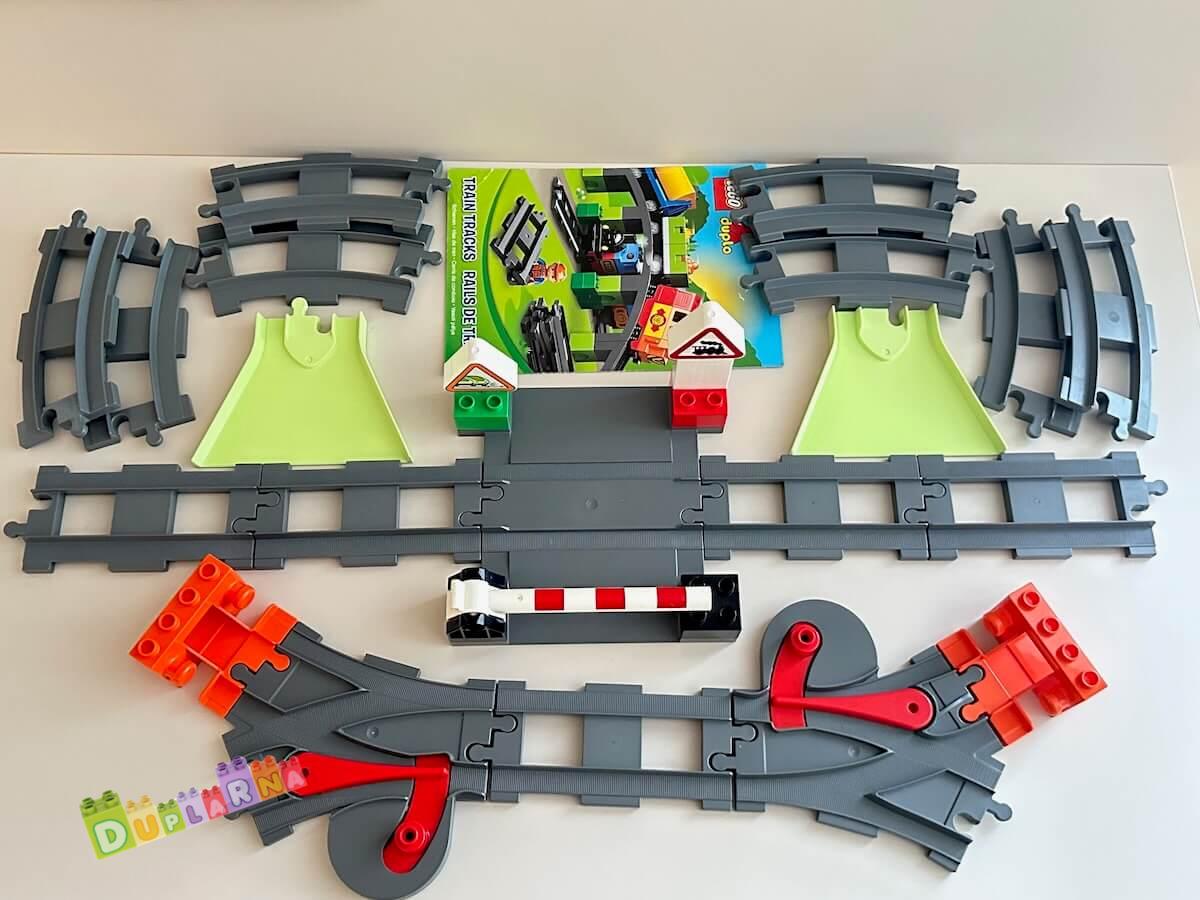 Lego Duplo 10506 - Rozšíření / Koleje výhybky a přejezd pro vlak