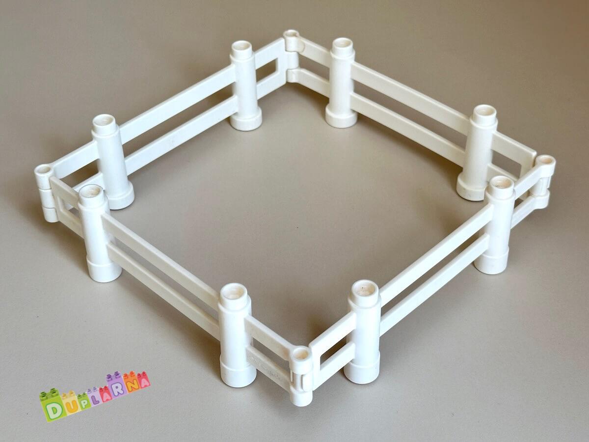 Lego Duplo Ohrádka / Plot / Ohrada bílá