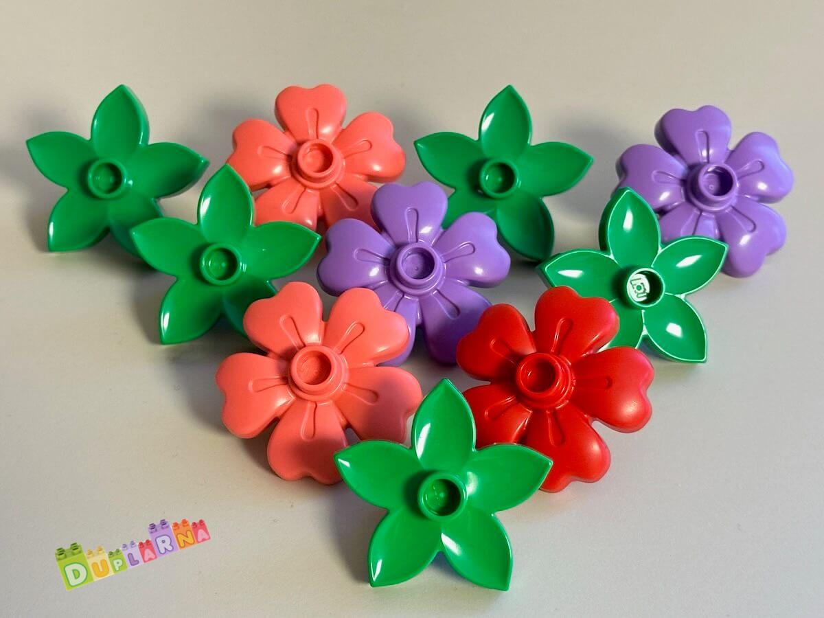 Lego Duplo sada 10x Kytka / Kytička - nové