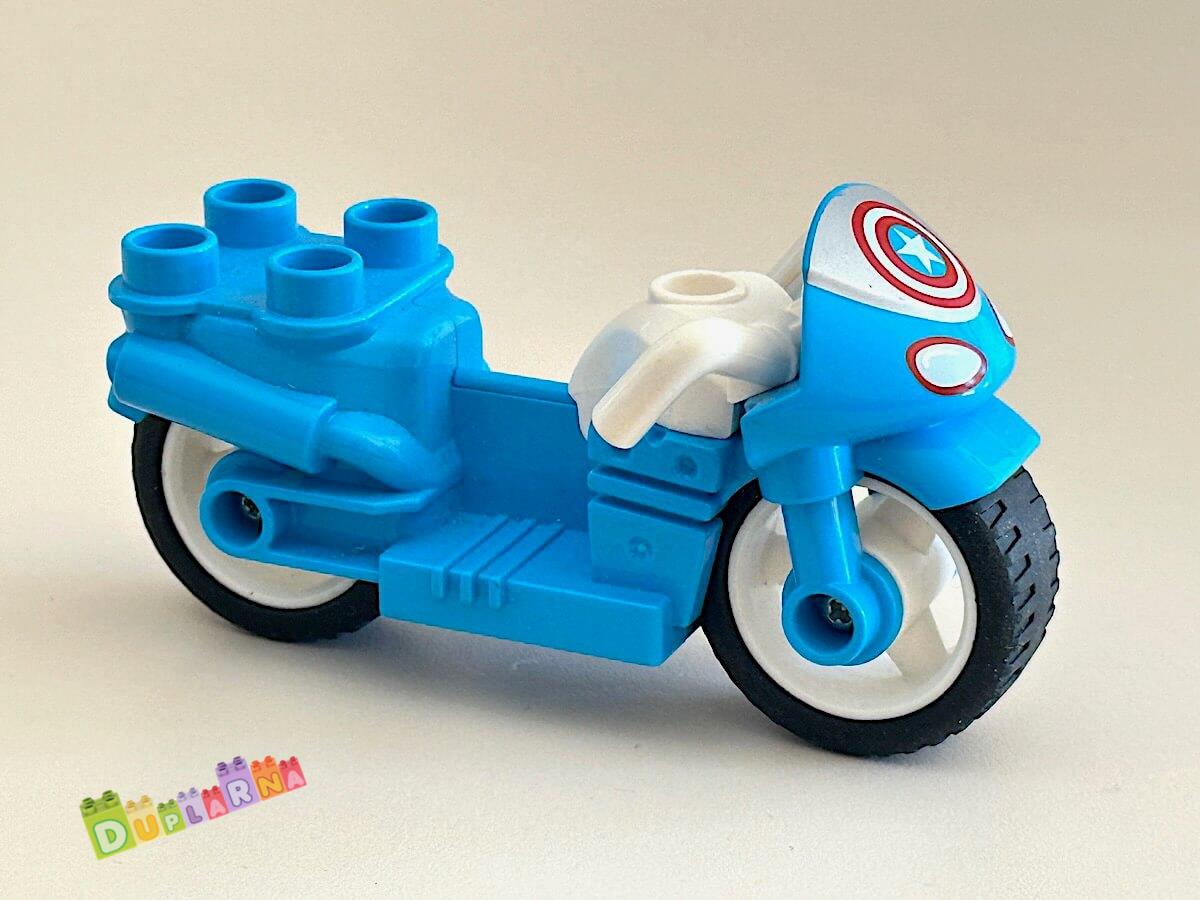 Lego Duplo - Motorka modrá - Captain America