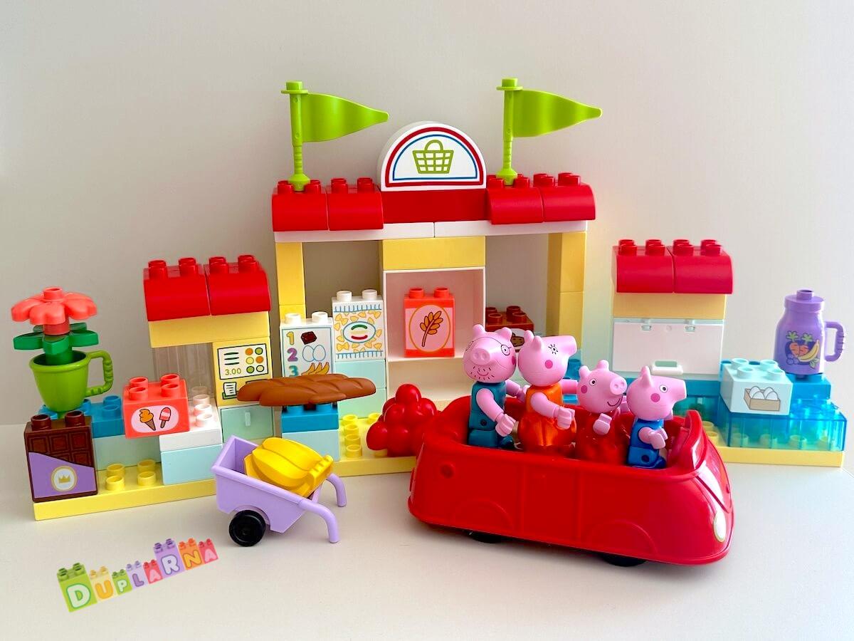 Lego Duplo 10434 - Prasátko Peppa a supermarket