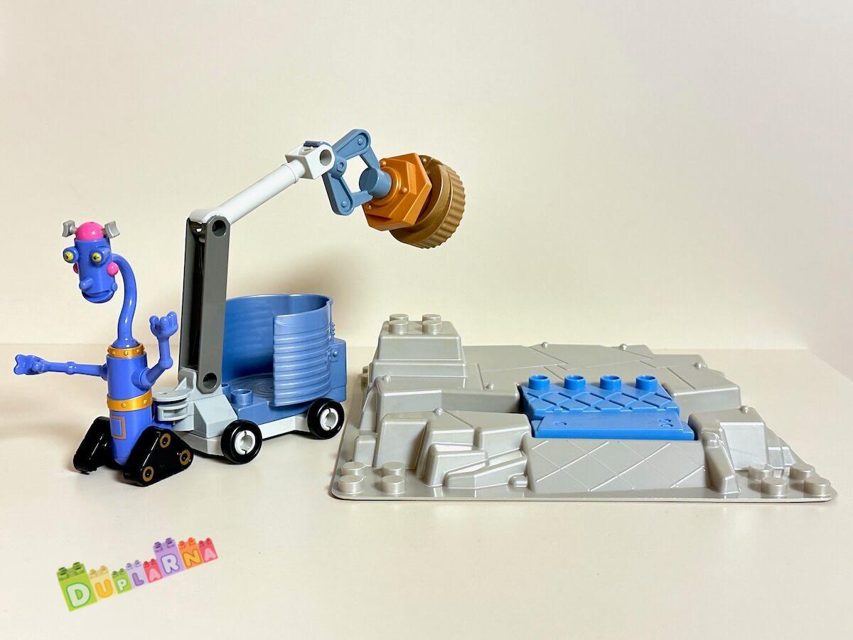 Lego podložka a robot - Figurka Little Robots