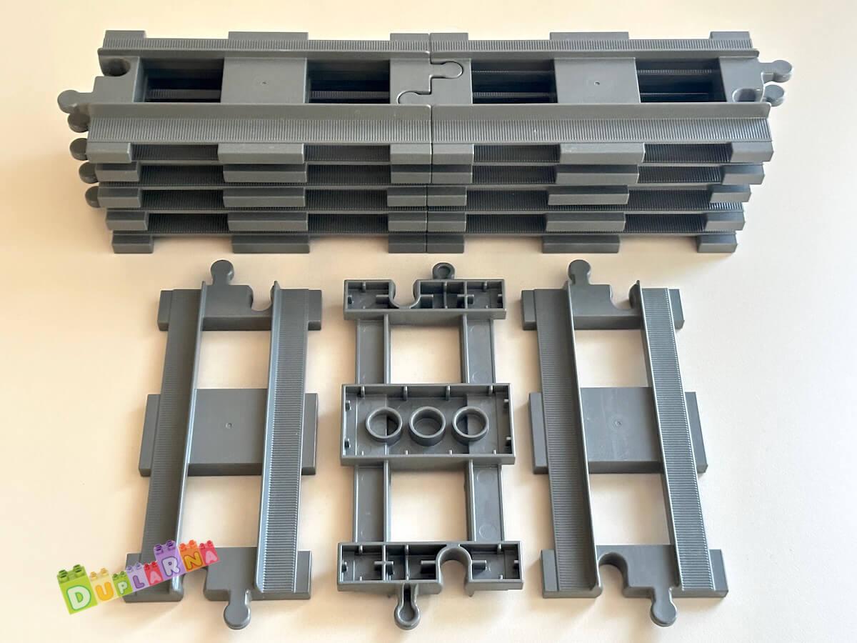 Lego Duplo koleje - rovinka / rovná kolej