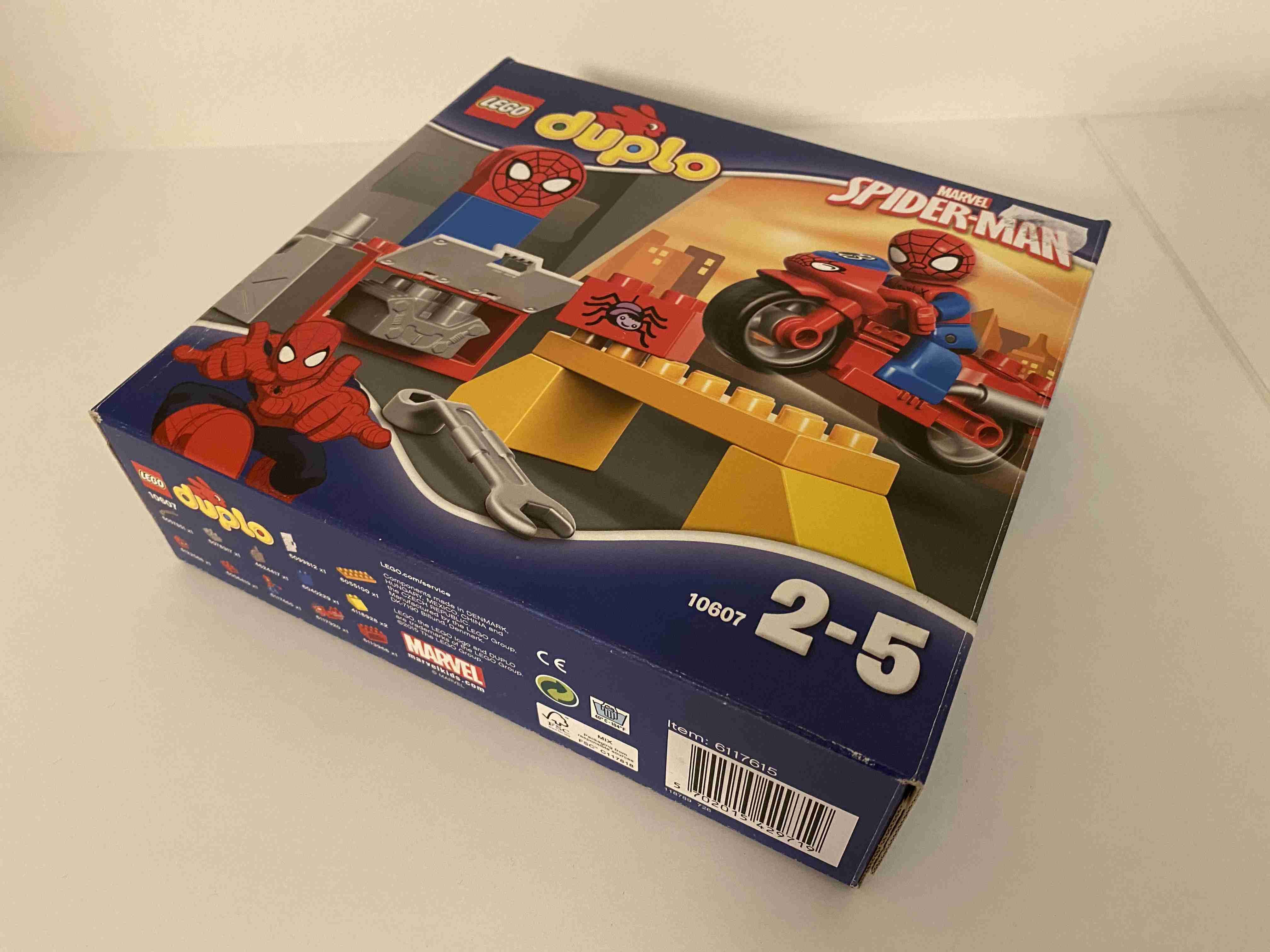 Lego Duplo 10607 - Spidermanova dílna pro pavučinové kolo