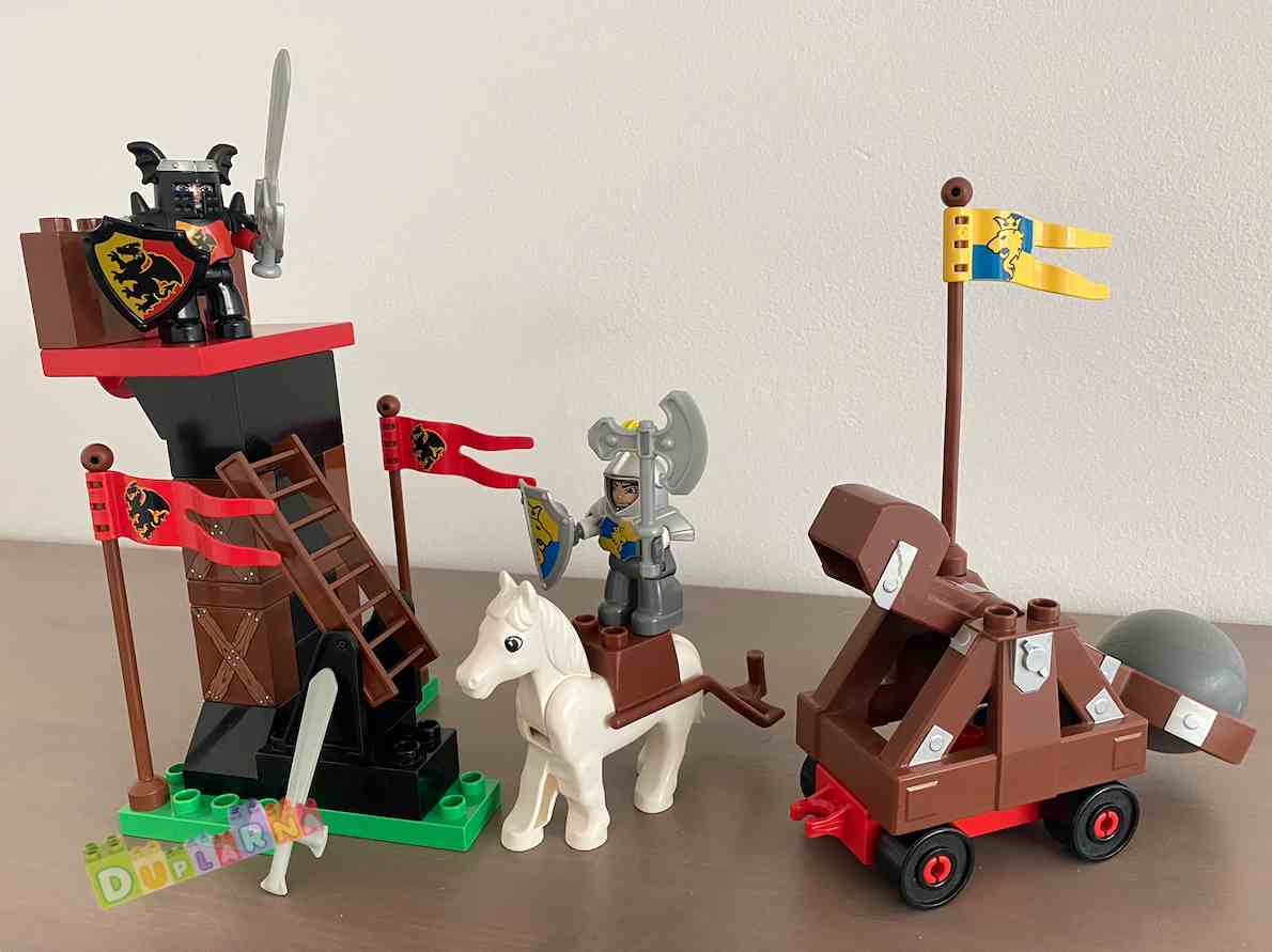 Lego Duplo 4863 - Strážní věž a katapult - Hrad - Rytíři