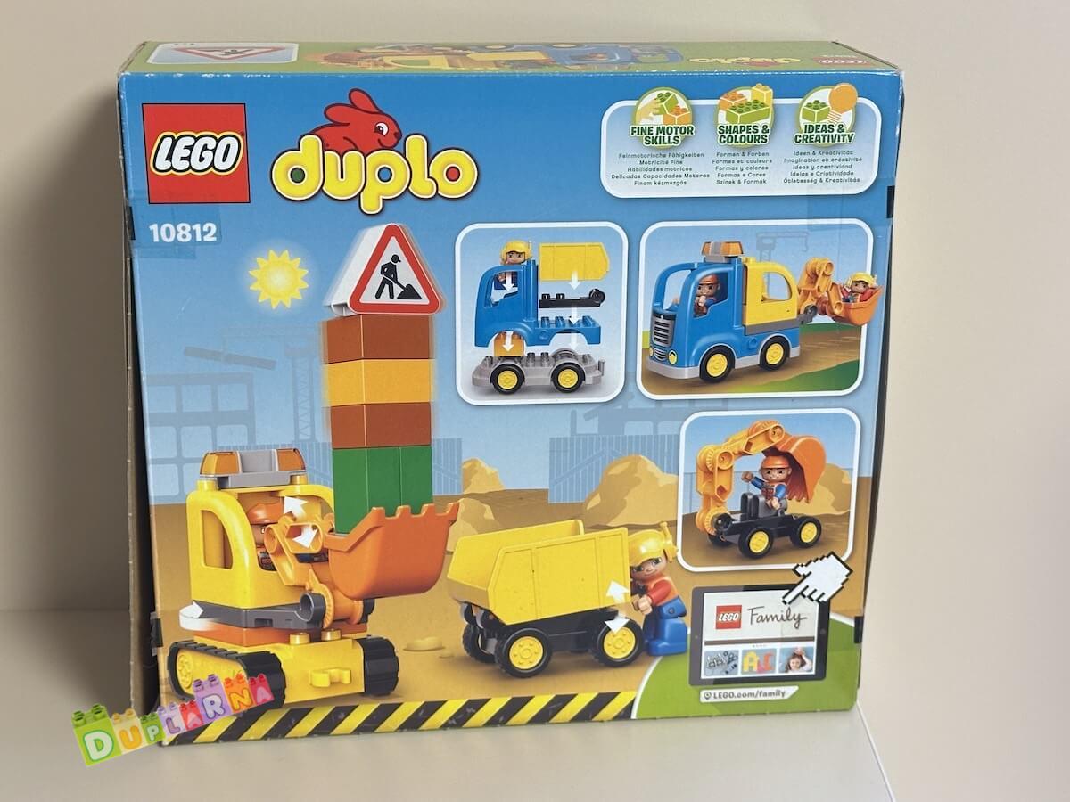 Lego Duplo Stavba - 10812 pásový bagr a náklaďák