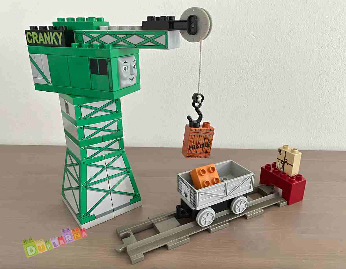 Lego Duplo 3301 - Mašinka Tomáš - Jeřáb CRANKY