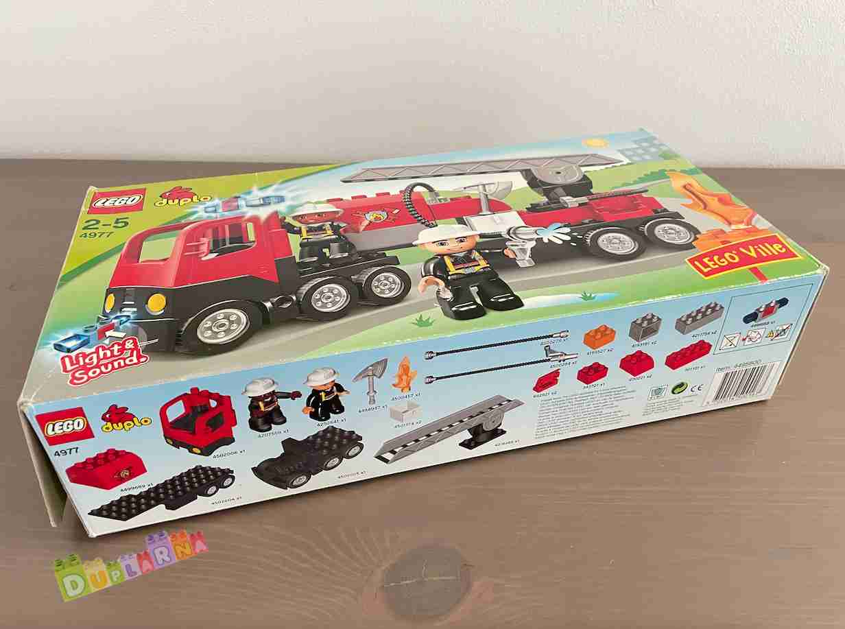 Lego Duplo 4977 - Hasiči - Hasičské auto