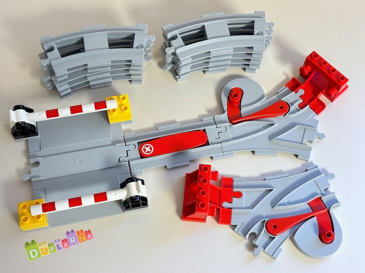 Lego Duplo 10882 - Koleje výhybky a přejezd pro vlak