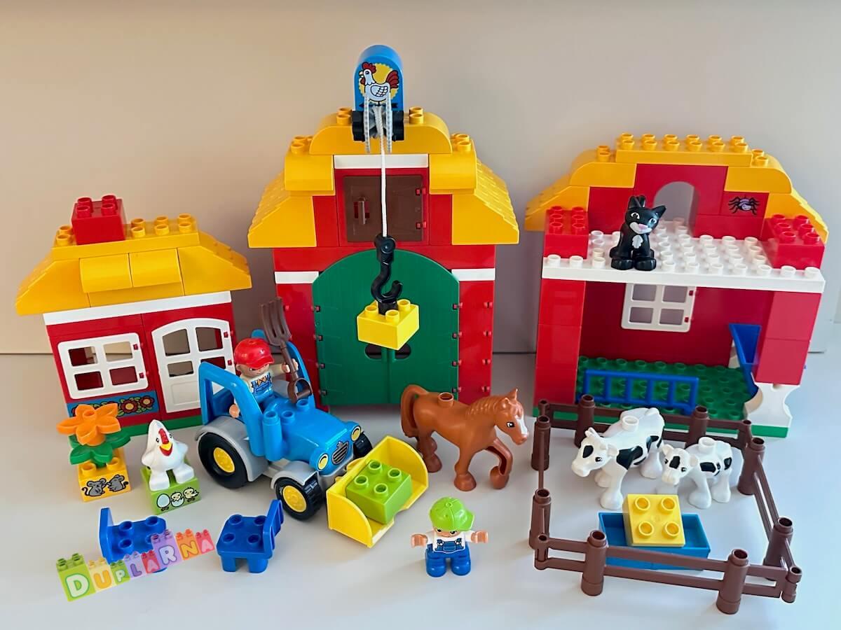Lego Duplo 10525 - Velká farma , traktor , zvířata