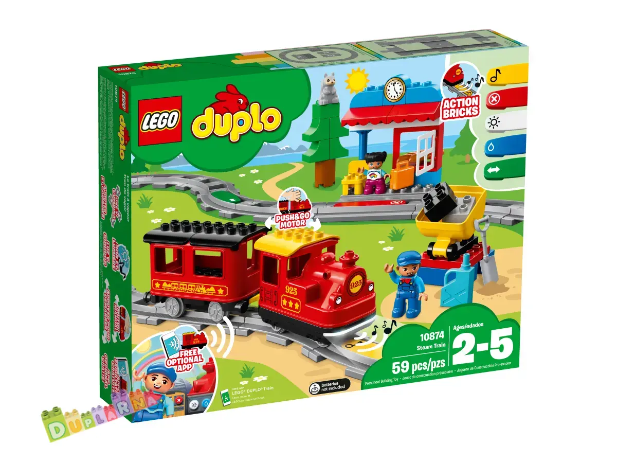 Lego Duplo 10874 - Parní vláček