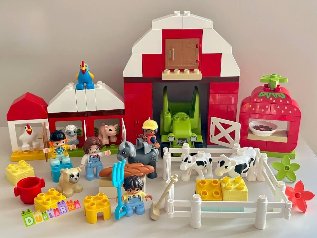 Lego Duplo 10952 - Stodola / Farma - traktor a zvířátka z farmy