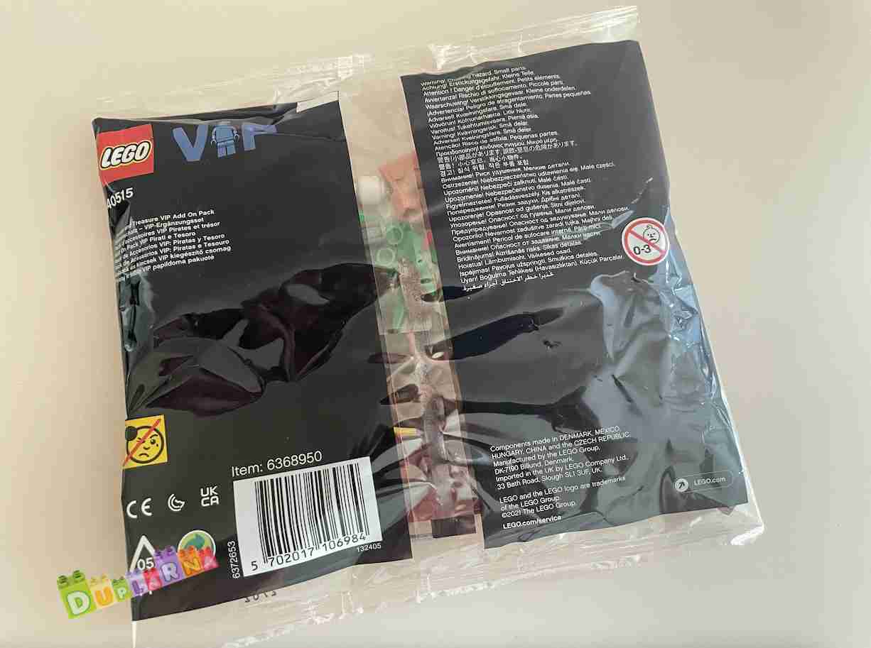 Lego 40515 - VIP doplňky - Piráti a poklady
