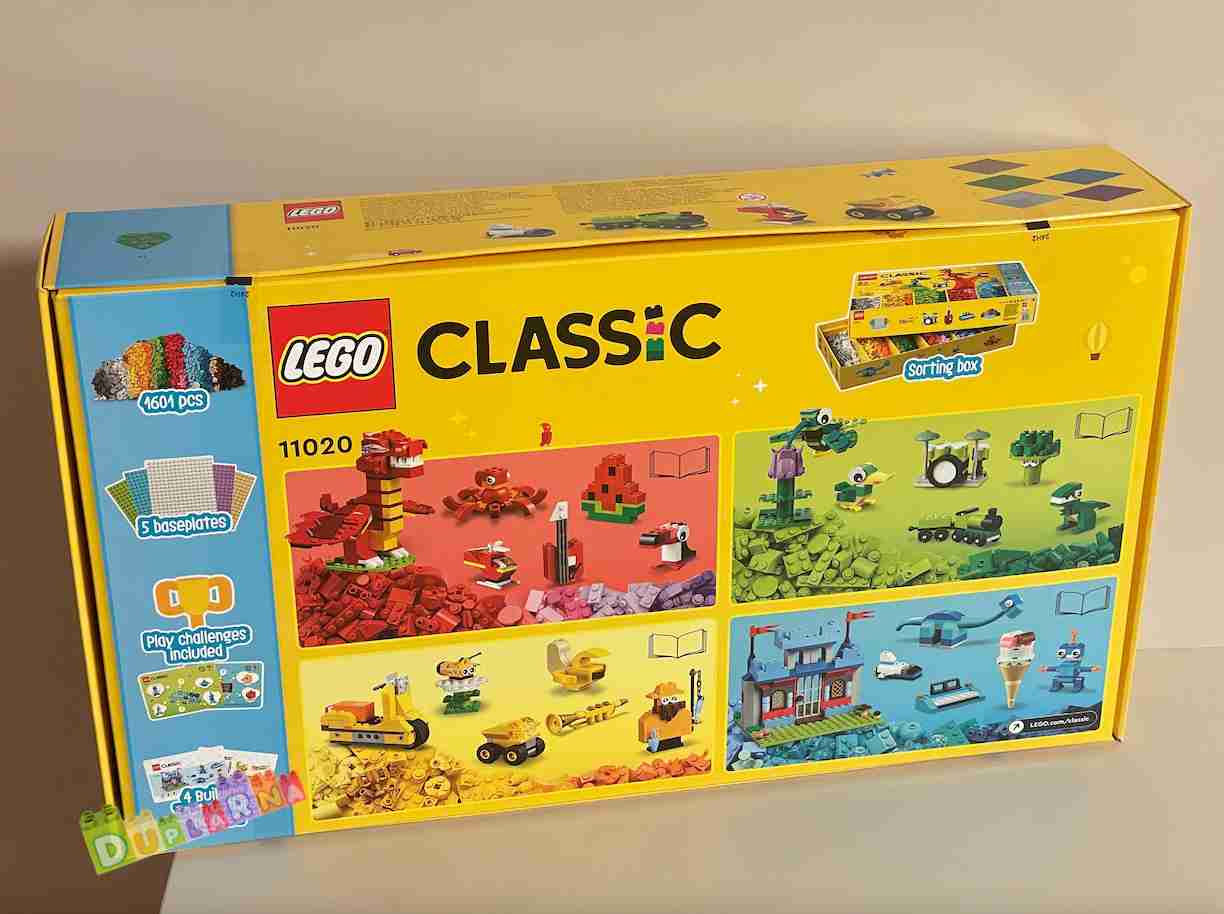 Lego Classic 11020 - Stavíme společně - 1601ks
