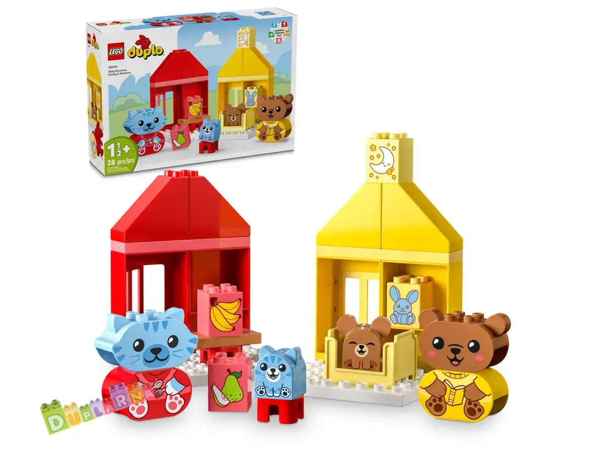 Lego Duplo 10414 - Každodenní aktivity: Jídlo a spánek