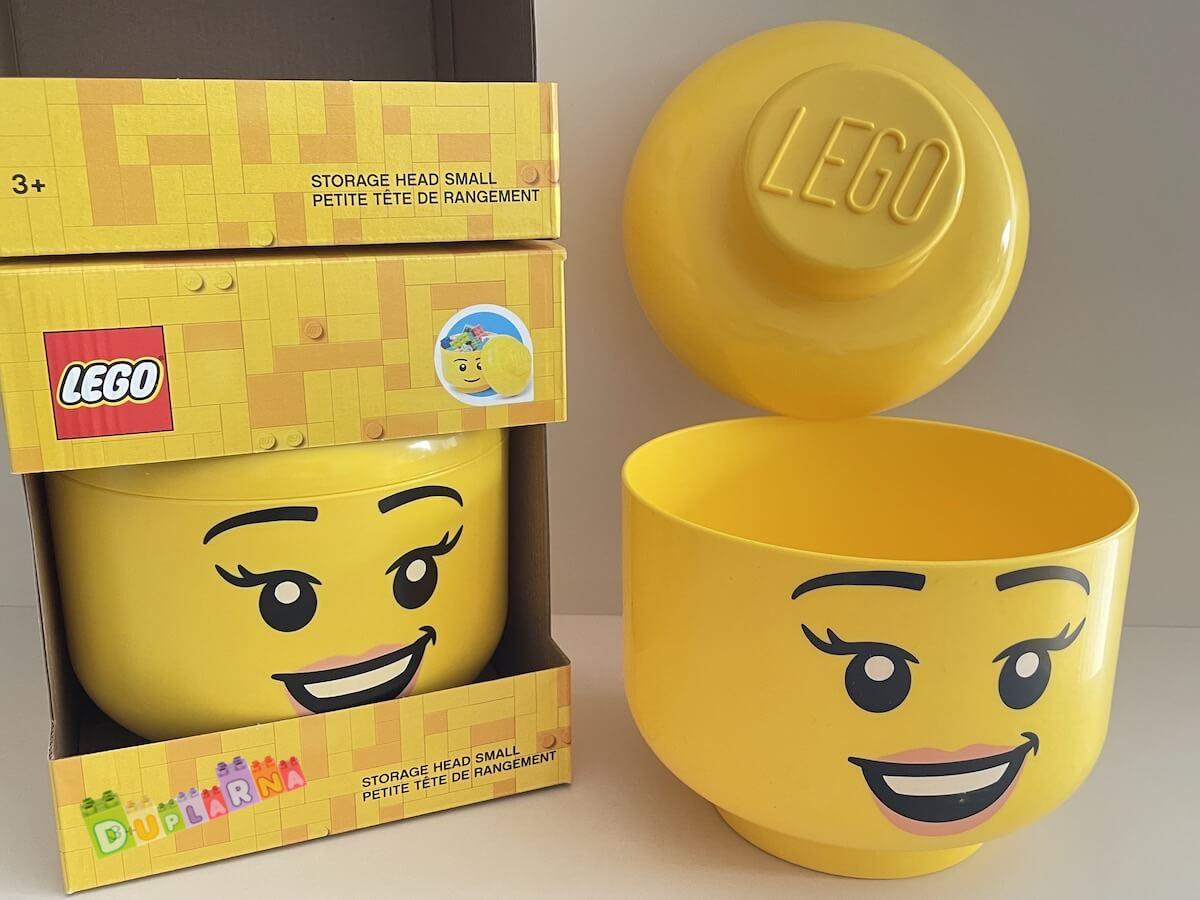 Lego BOX hlava žlutá