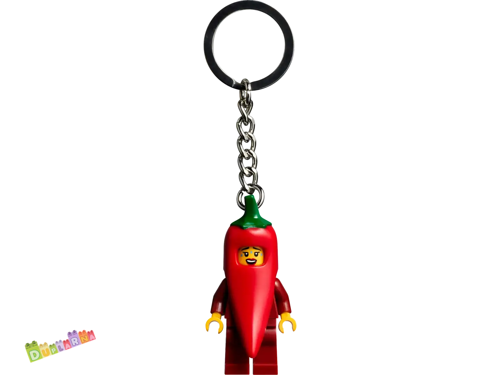 Lego 854234 klíčenka - Přívěsek na klíče – Dívka v kostýmu chilli papričky