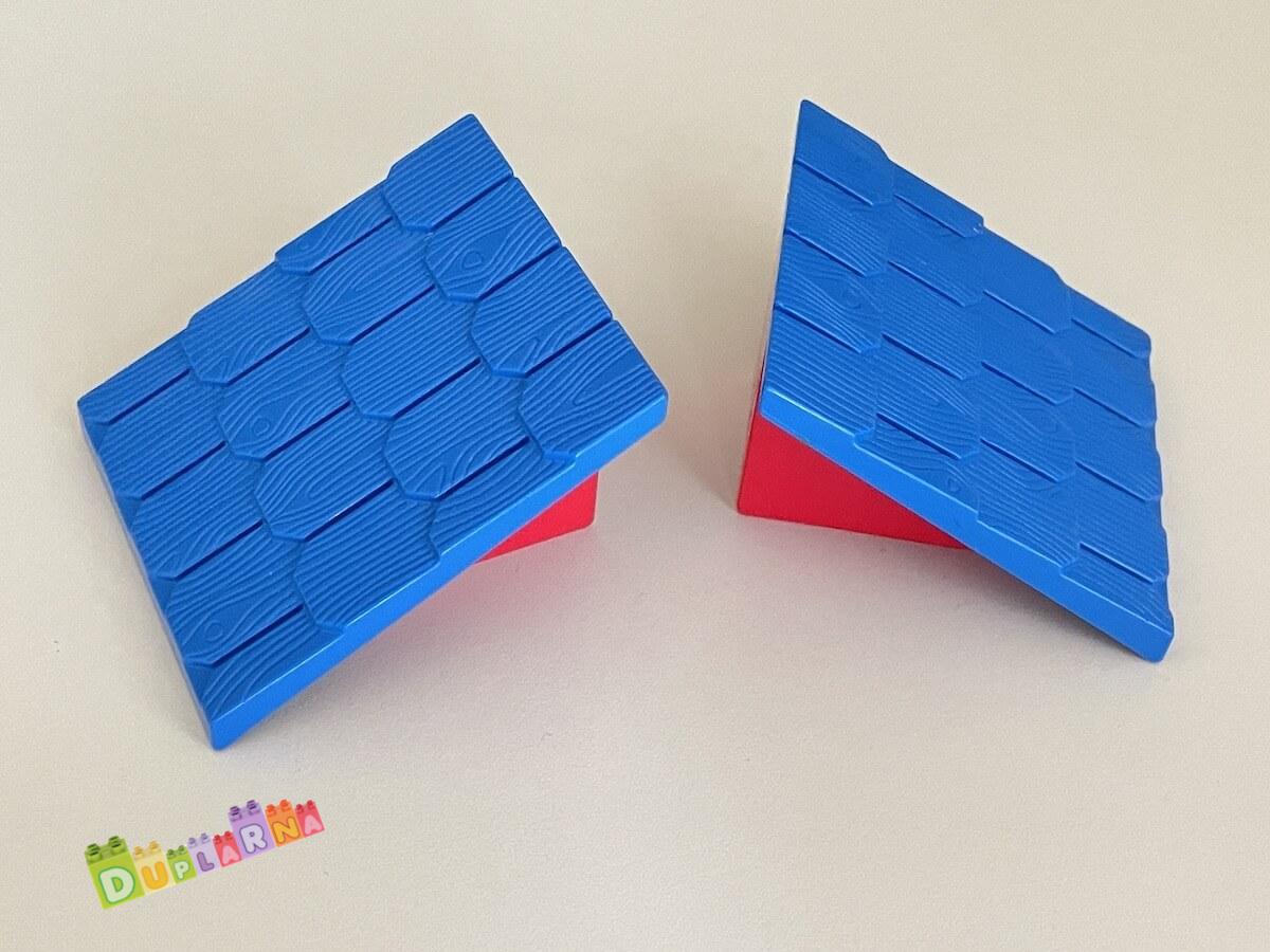Lego Duplo - Střecha modrá - červená